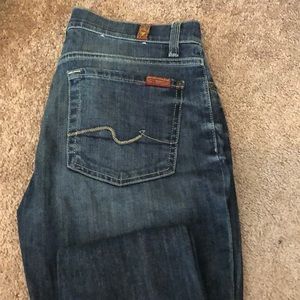 7 jeans blue skinny